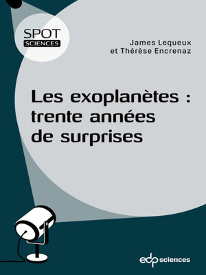 cover image of Les exoplanètes